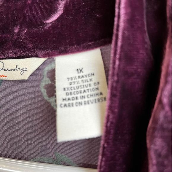 French Laundry open front Kimono Jacket - Picture 5 of 7